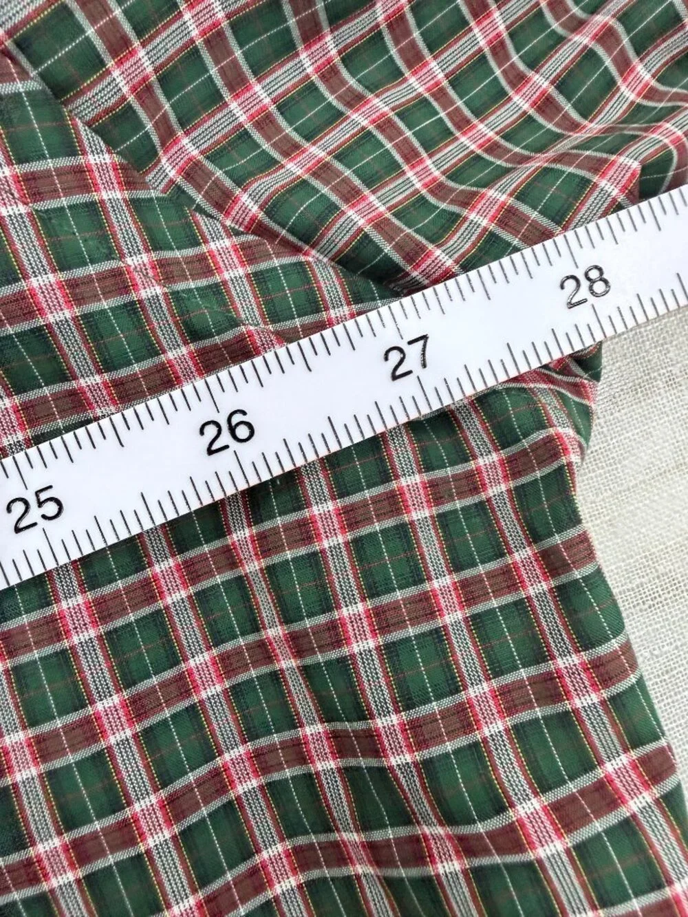 Ralph Lauren Blake XL Plaid Button Down Shirt Green Red Cotton Classic Fit